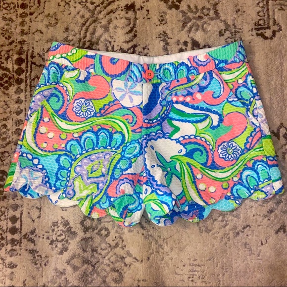 Classic Lilly Pulitzer Buttercup Short Size 0 - Picture 1 of 6